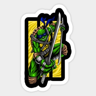 leonardo sword tmnt Sticker